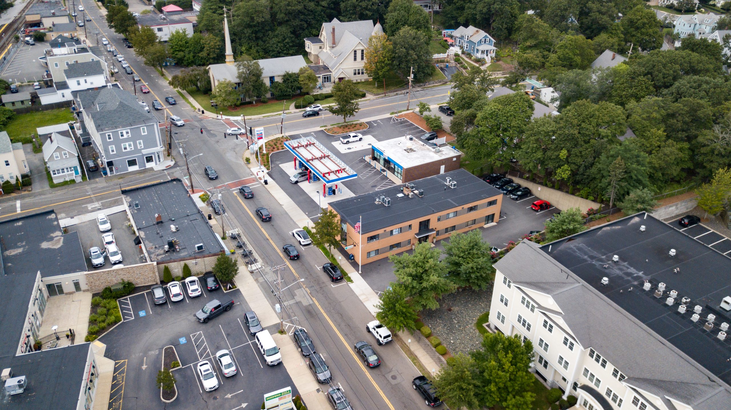 Aerial View of Future of Dentistry in Wakefield, MA