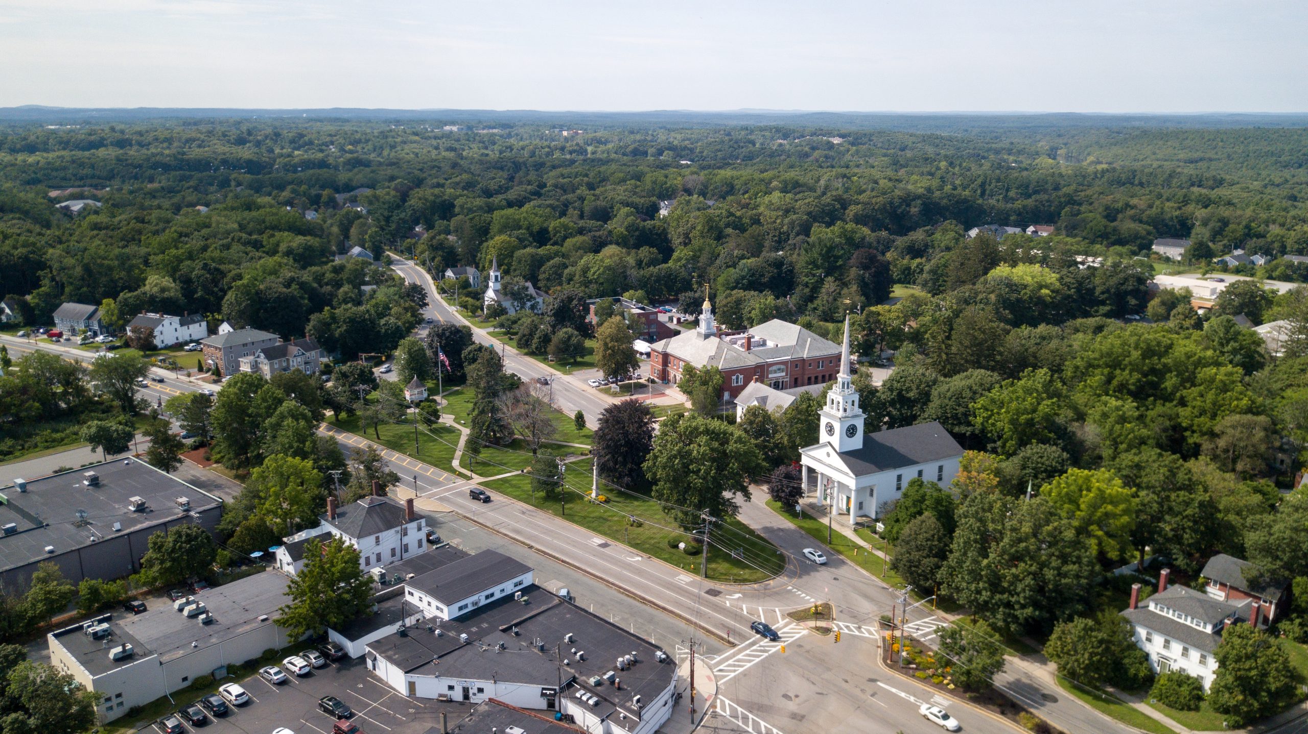 Aerial photo of Billerica, MA