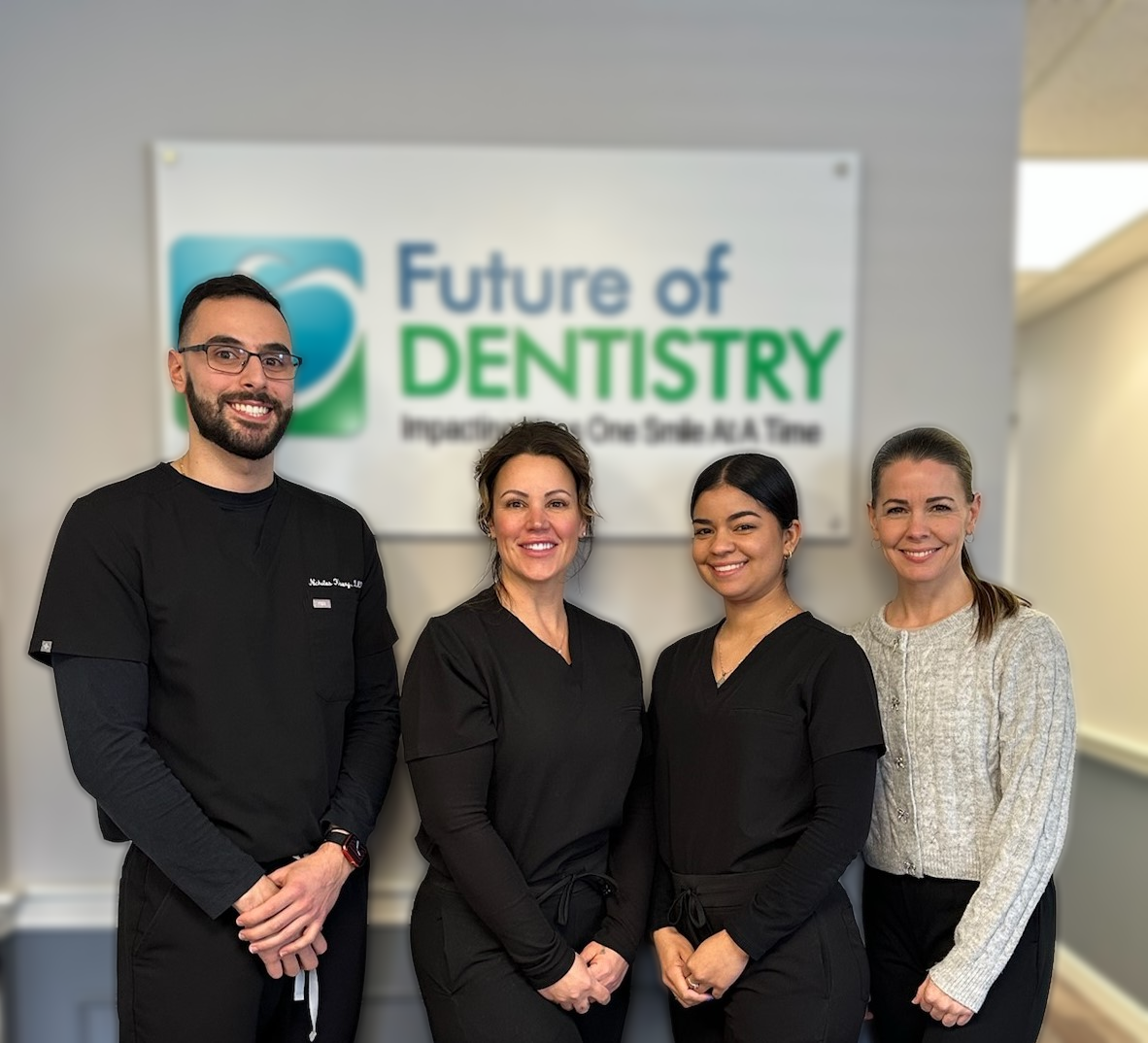 The team of dentists and hygienists at Future of Dentistry in Chelmsford